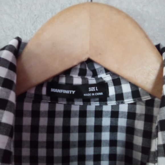 Black and White Checkered Shirt - Picture 2 of 3